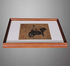 达州书画装裱配框服务案例